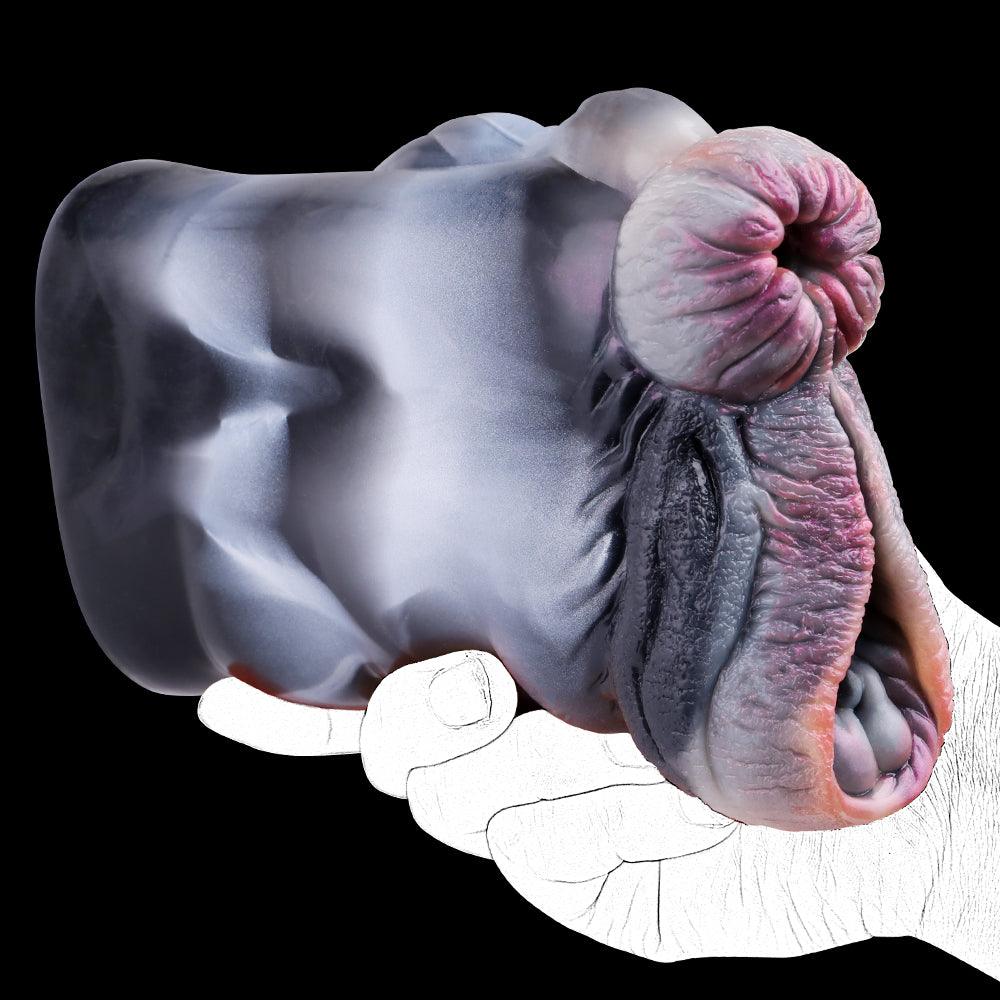 Zebra Fleshlight – Two - Hole Fantasy Stroker for Men - BeastGasm