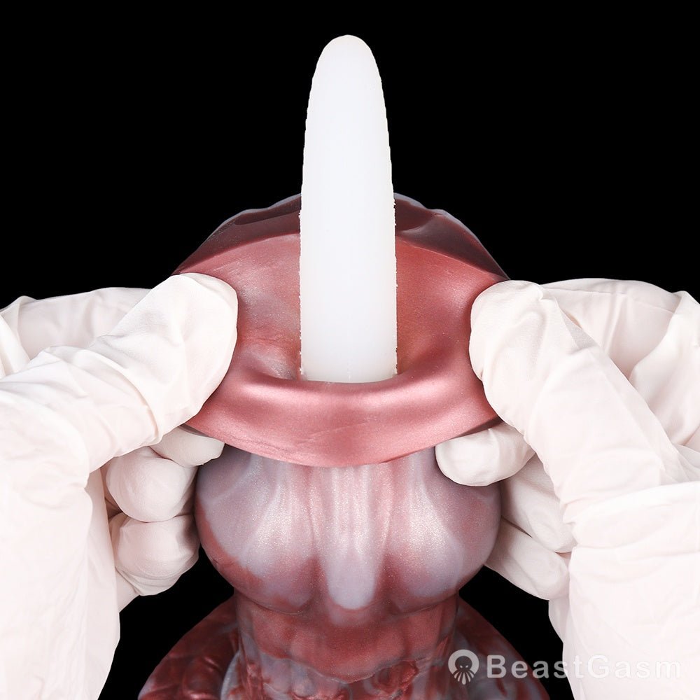 Zeus Inflatable Knot Dildo – Expandable G - Spot Control 🐾 - BeastGasm