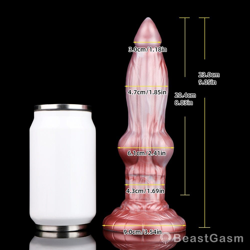 Zeus Inflatable Knot Dildo – Expandable G - Spot Control 🐾 - BeastGasm