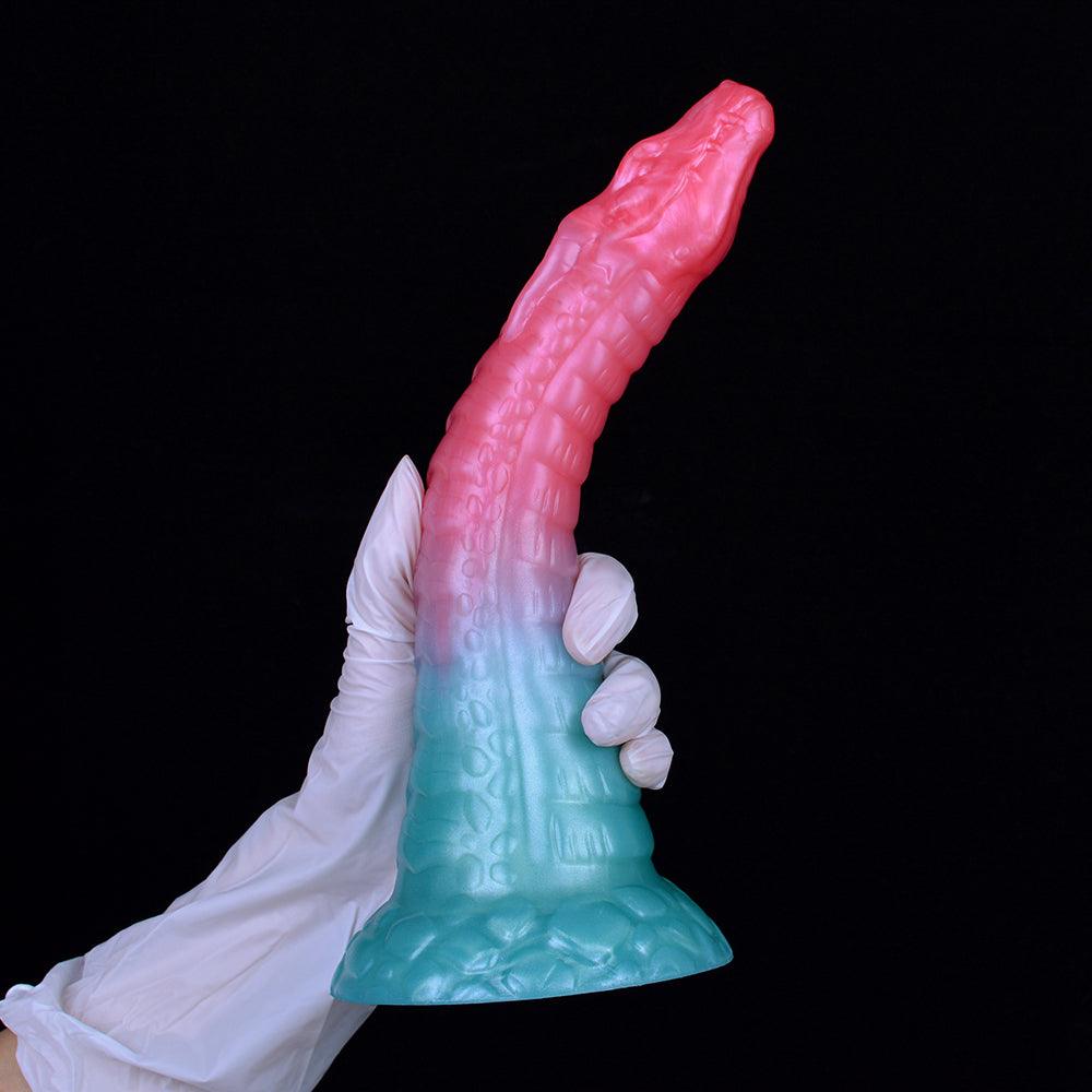 🐍 Zoe Dragon Dildo – Snake Fantasy Toy with Suction Cup - BeastGasm