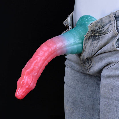 🐍 Zoe Dragon Dildo – Snake Fantasy Toy with Suction Cup - BeastGasm