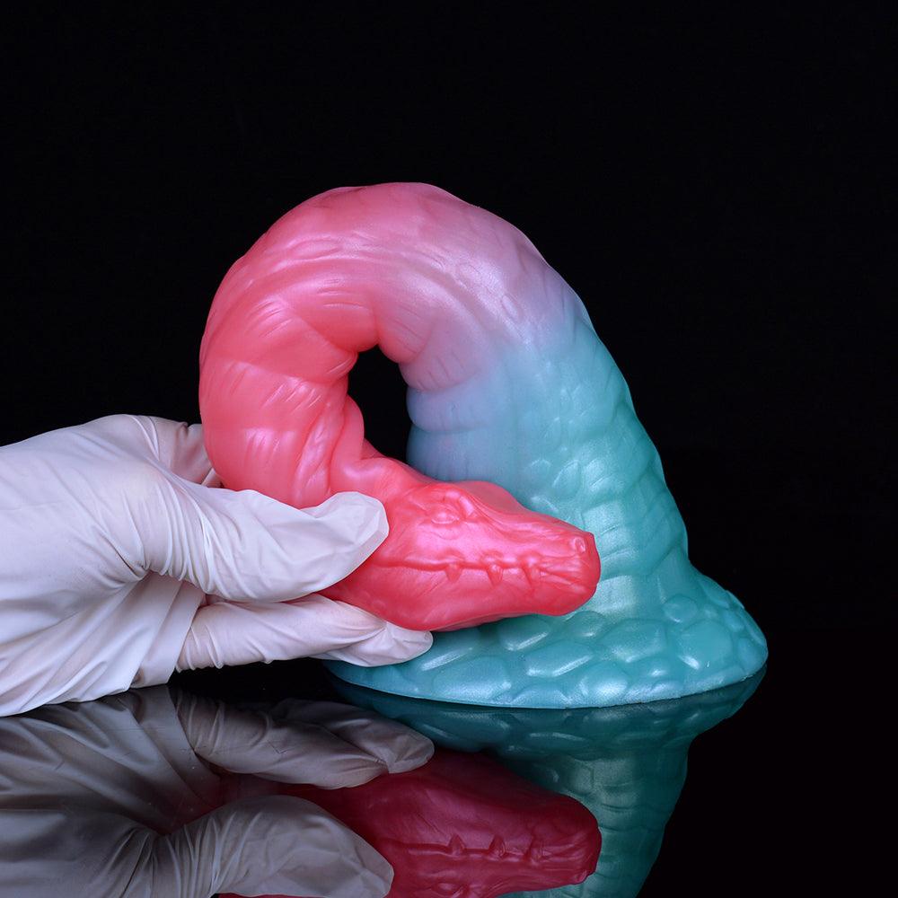 🐍 Zoe Dragon Dildo – Snake Fantasy Toy with Suction Cup - BeastGasm