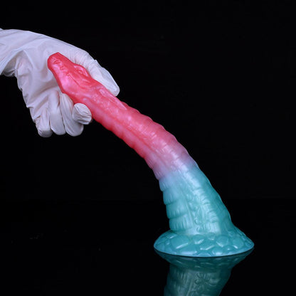 🐍 Zoe Dragon Dildo – Snake Fantasy Toy with Suction Cup - BeastGasm