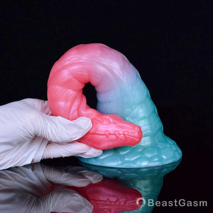 🐍 Zoe Dragon Dildo – Snake Fantasy Toy with Suction Cup - BeastGasm