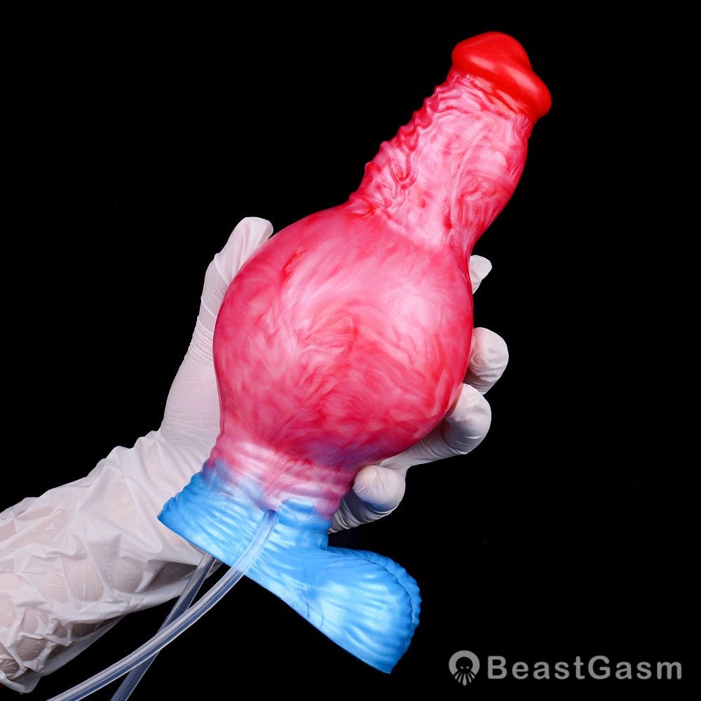 Zuul Ejaculating Inflatable Dildo – Stretch, Squirt, and Submit - BeastGasm