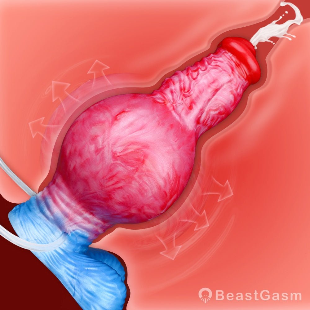 Zuul Ejaculating Inflatable Dildo – Stretch, Squirt, and Submit - BeastGasm