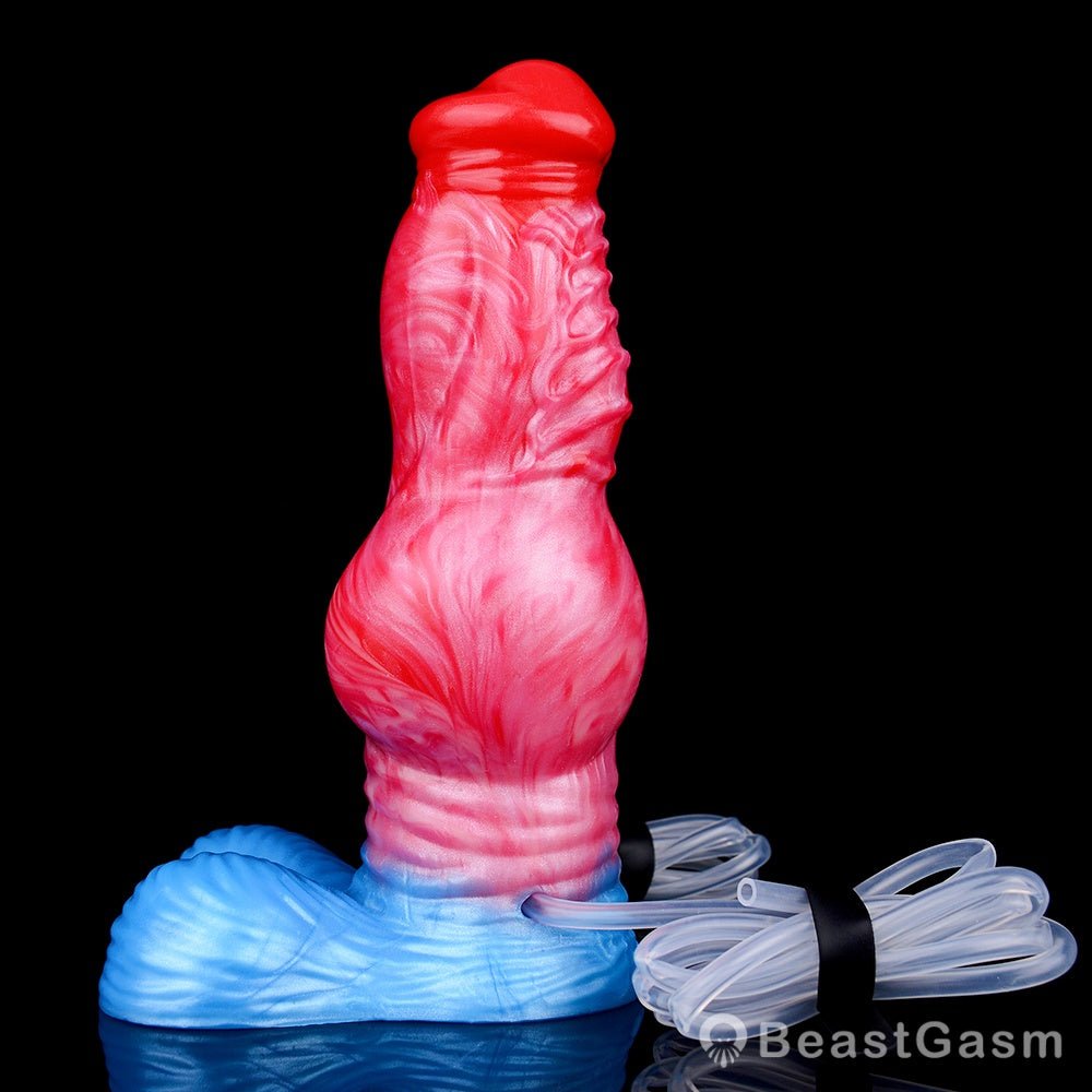Zuul Ejaculating Inflatable Dildo – Stretch, Squirt, and Submit - BeastGasm
