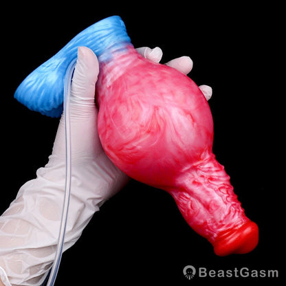 Zuul Ejaculating Inflatable Dildo – Stretch, Squirt, and Submit - BeastGasm