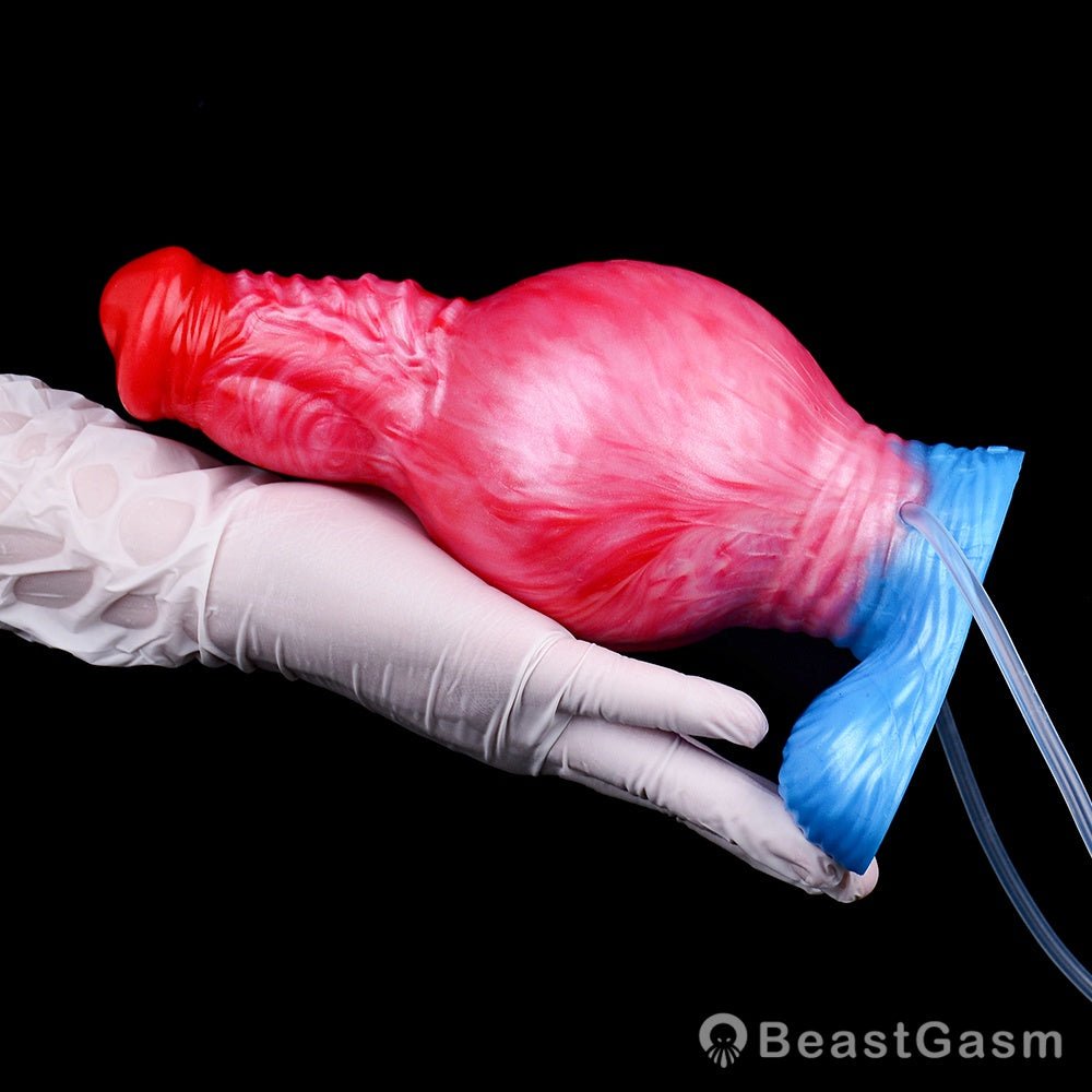 Zuul Ejaculating Inflatable Dildo – Stretch, Squirt, and Submit - BeastGasm