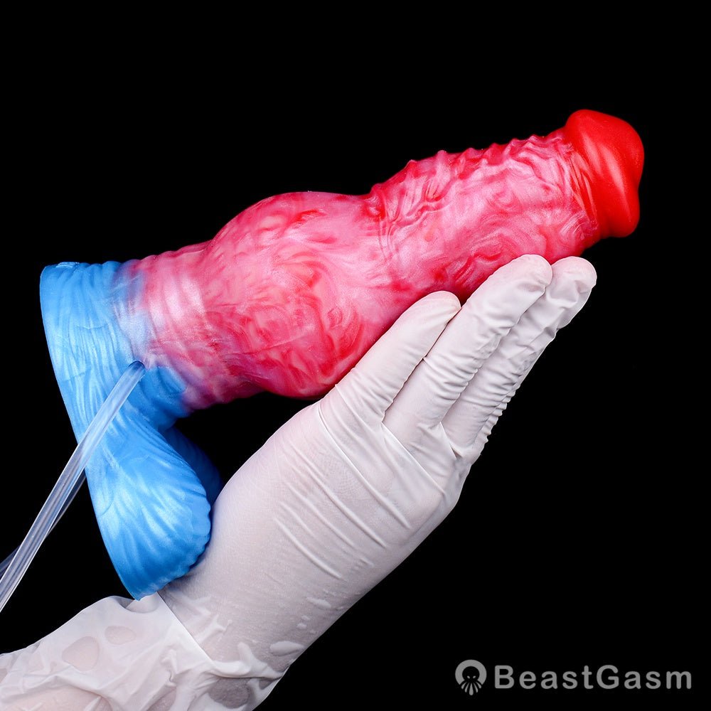 Zuul Ejaculating Inflatable Dildo – Stretch, Squirt, and Submit - BeastGasm
