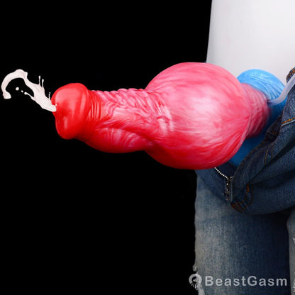 Zuul Ejaculating Inflatable Dildo – Stretch, Squirt, and Submit - BeastGasm