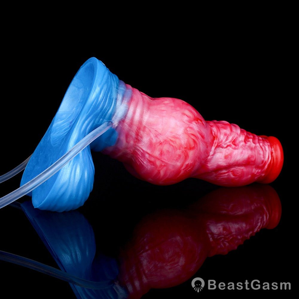 Zuul Ejaculating Inflatable Dildo – Stretch, Squirt, and Submit - BeastGasm